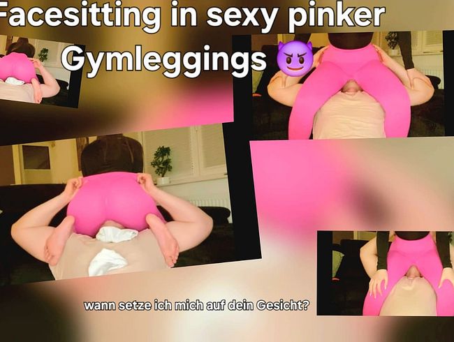 Download: SweetSoul24 - Facesitting in sexy pinker Gymleggings ! DU gehörst mir !
