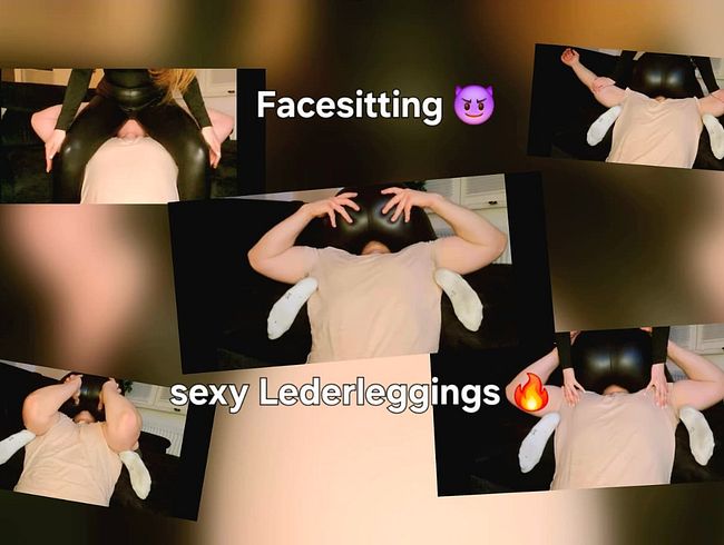 Download: SweetSoul24 - Facesitting in sexy Lederleggings ! DU gehörst mir !