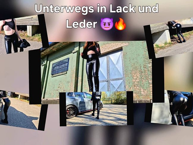 Download: SweetSoul24 - Lack, Leder, Latex ! Unterwegs in meinem neuen Lederoutfit !