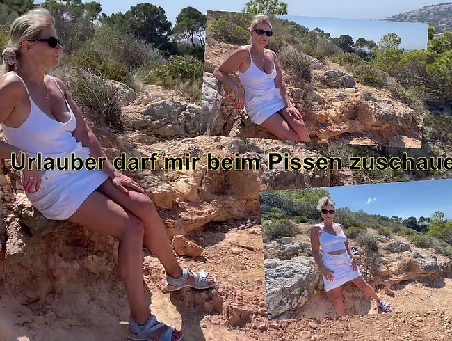 Download: SweetSusiNRW - Urlauber darf mir beim Pissen zuschauen und Filmt mit