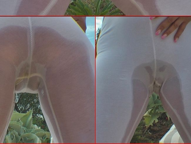 Download: SweetSusiNRW - In die Weiße Leggings Gepisst