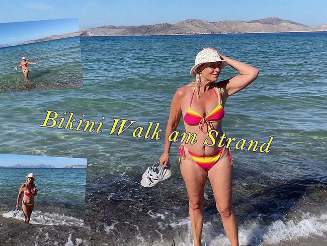 Download: SweetSusiNRW - Bikini Walk am Strand