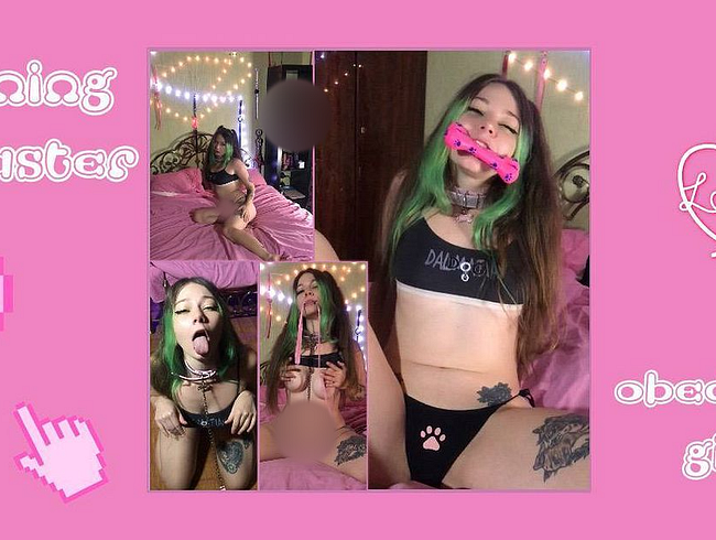 Download: Sweet_Sansarella - Ein gehorsames Mädchen an der Leine ist bereit, ein Haustier zu werden.