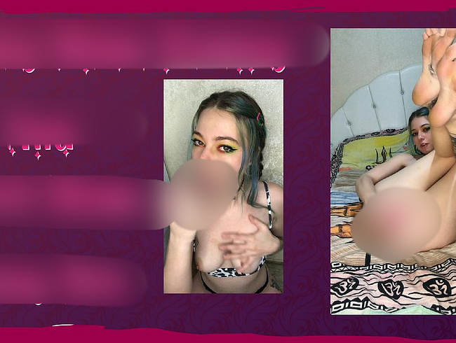 Download: Sweet_Sansarella - Jelly-Dildo-Lutschen und Glasdildo-Muschi-Fick.