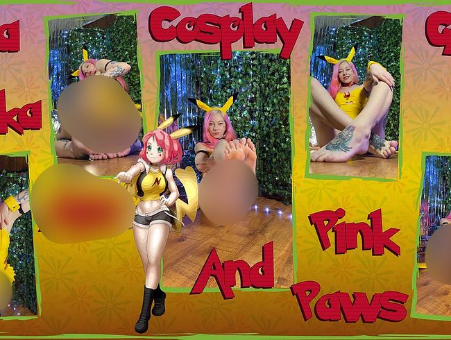 Download: Sweet_Sansarella - Sehr süßes alternatives Cosplay-Mädchen, das ihren saftigen Arsch und ihre Füße neckt und Strümpfe auszieht.
