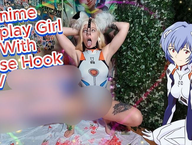 Download: Sweet_Sansarella - Anime Cosplay Mädchen Mit Nasenhaken POV Blowjob Pussy Spiel Mit Dildo