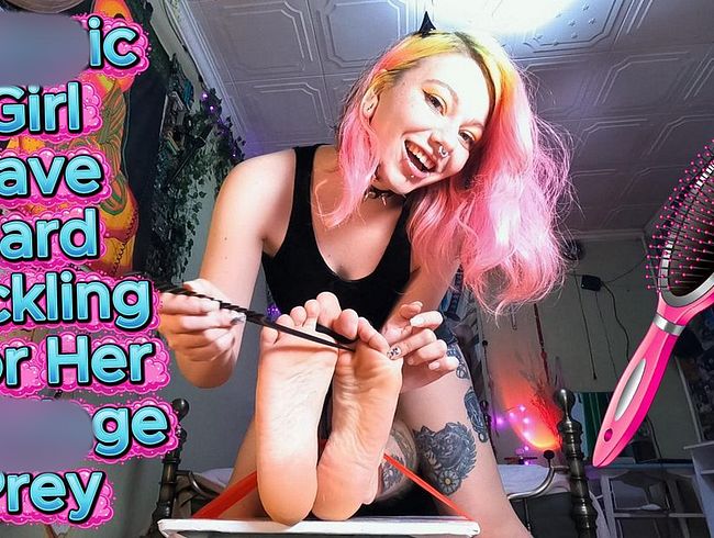 Download: Sweet_Sansarella - Sadistisches Mädchen kitzelte ihr gefesseltes Opfer hart.