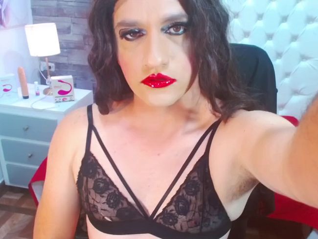 Download: TRINY_TS - Ich werde in meinem Bodystocking so heiß für dich und hart für dich – Kein Ton