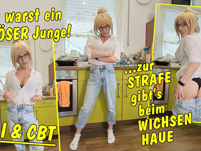 Download: TV_Helena_Kimberly - Ich bin böse mit dir, mein Junge! Zur Strafe gibt’s beim wichsen Haue! JOI CBT