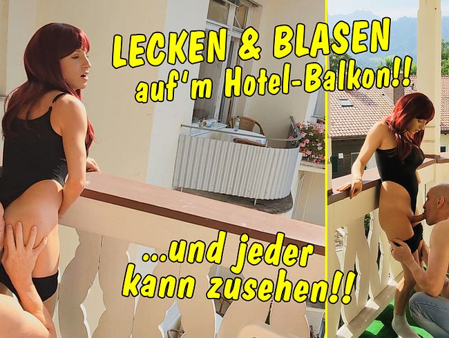 Download: TV_Helena_Kimberly - Lecken und Blasen aufm Hotel Balkon! Und jeder kann zusehen!