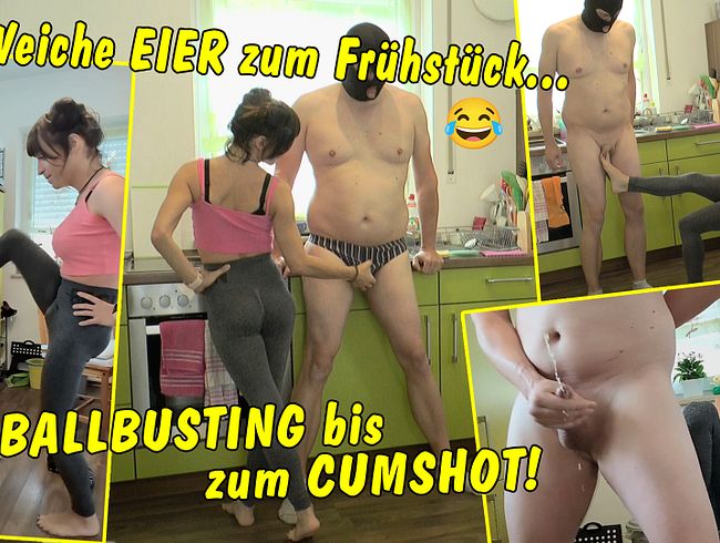 Download: TV_Helena_Kimberly - Weiche Eier zum Frühstück... Ballbusting bis zum Cumshot!