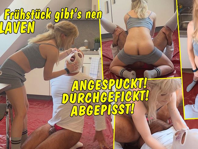 Download: TV_Helena_Kimberly - Zum Frühstück gibt’s nen Sklaven! Der wird abgespuckt, durchgefickt und abgepisst!