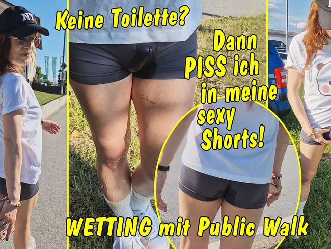 Download: TV_Helena_Kimberly - Keine Toillette in Sicht... Dann piss ich halt in meine sexy Shorts!! Wetting mit Public Walk!