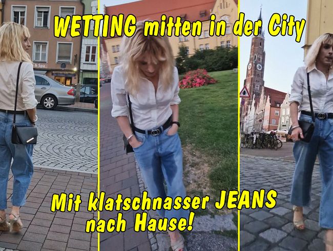 Download: TV_Helena_Kimberly - Public Wetting mitten in der City! Mit klatschnasser Jeans gehts wieder nach Hause!