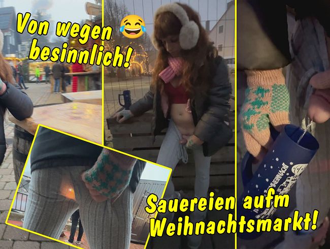 Download: TV_Helena_Kimberly - Von wegen besinnlich! Geile Sauereien aufm Weihnachtsmarkt! Leucht-Plug! Wichsen! Pissen!