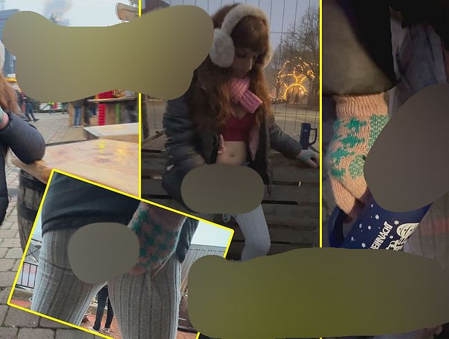 Download: TV_Helena_Kimberly - Von wegen besinnlich! Geile Sauereien aufm Weihnachtsmarkt! Leucht-Plug! Wichsen! Pissen!