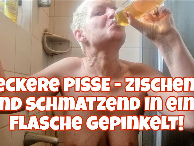Download: TouchedByTine - PINKELN in eine Flasche - zischend und schmatzend durch den Druckausgleich