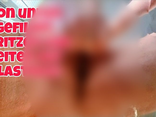 Download: TouchedByTine - Spritzen auf einen Glastisch - von unten gefilmt!