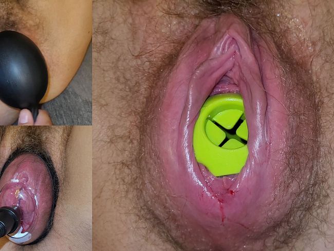 Download: Unshaved_Queen - Extrem geiles Stretching mit Toys, Fisting und Squirt