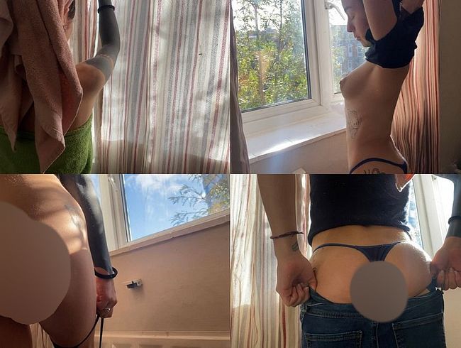 Download: VelvetLiquid - VOLL NACKT im GROSSEN FENSTER, damit meine DEUTSCHEN NACHBARN mich kennenlernen können! :) :)