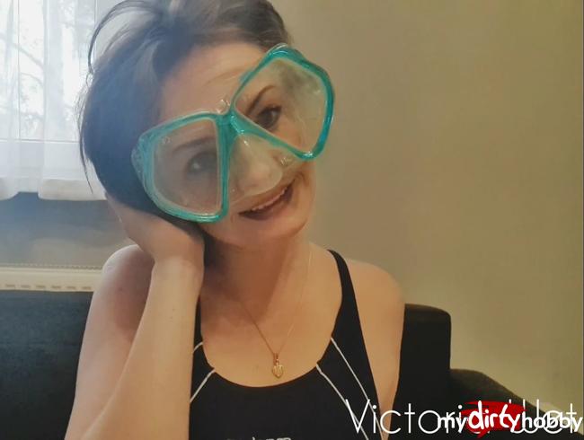 Download: VictoriaWet_Poland - Blowjob in einer Tauchmaske und Sexmaschine