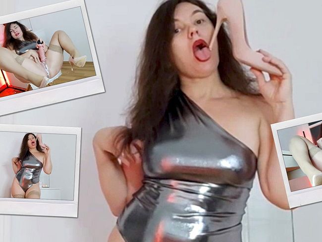 Download: Vio1 - sexy Heels, ficken und in die Muschi spritzen, spritzen und Öl auf sexy Füße kein Ton