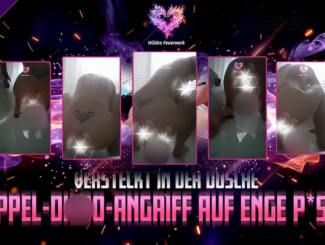 Download: Wildesfeuerwerk - Versteckt in der Dusche: Doppel-Dildo-Angriff auf Enge Pussy