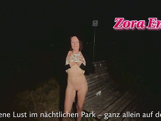 Download: Zora-Enn - Verbotene Lust im nächtlichen Park – ganz allein auf der Bank
