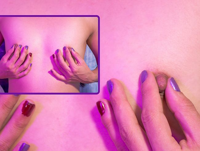 Download: alesaRicy - Alesia stimuliert deine kleinen Titten und Brustwarzen