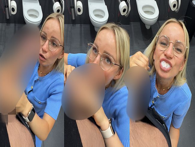 Download: baebaezoe - Public-WC-Blowjob! Großer Schwanz nach Feierabend