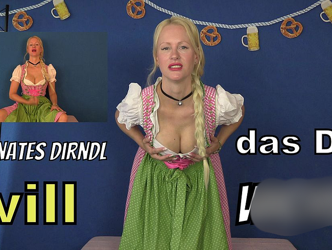 Download: blondehexe - Dominantes Dirndl will dass Du wichst!