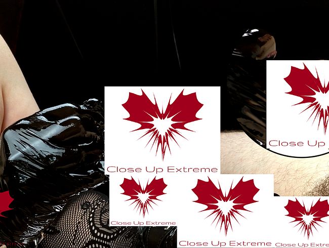 Download: closeupextreme - Langsamer und gefühlvoller Handjob mit schwarzen Latexhandschuhen