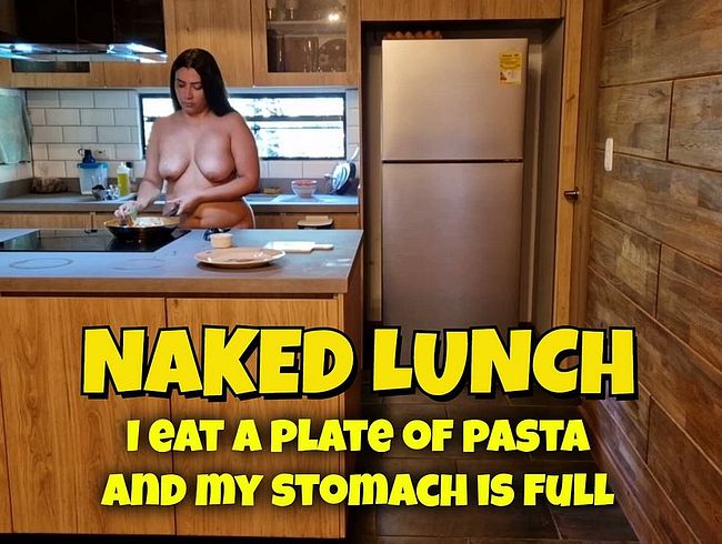Download: denissetits - Nacktes Mittagessen: Ich bereite Pasta alla Puttanesca zu und esse sie!