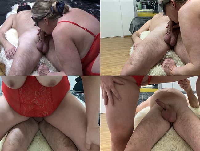 Download: funcouple33 - Geiler Ritt in Nahaufnahme im roten Ouvert-Body