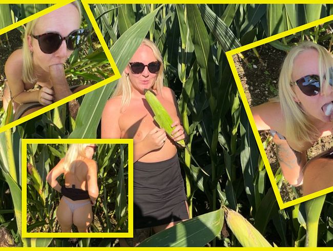 Download: germanmaskedlucie - || Im Maisfeld Natursex pur – AO Doggy-Action, Outdoor-Blowjob & cremiges Finale ||