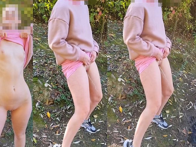 Download: itspinkmelina - Ich piss öffentlich in einen See