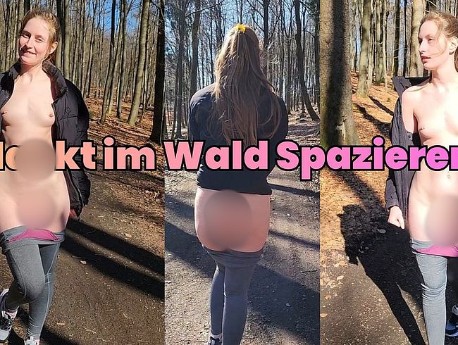 Download: itspinkmelina - Ich gehe nackt im Wald spazieren!
