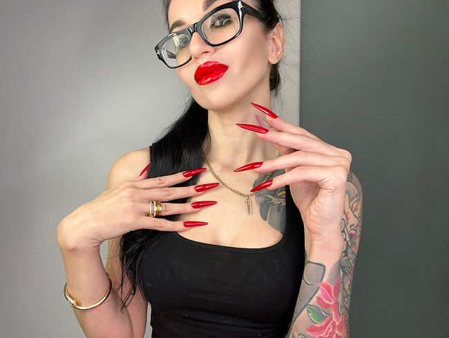 Download: juliadomaina - Mit den Fingern schnippen und mit den Haaren spielen, mit ROTEN langen Nägeln