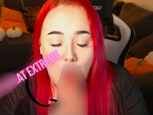 Download: little_Eve - BJ Nahaufnahme EXTREM: Deepthroat + Sperma Makro-Schluck! 4K