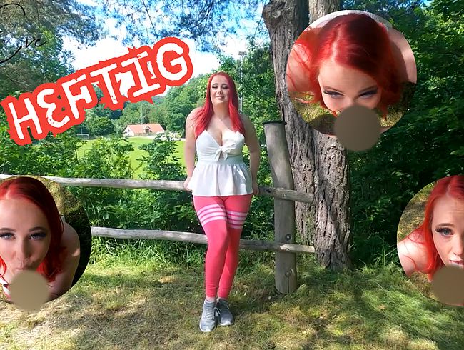 Download: little_Eve - Outdoor Blowjob in Leggins – so tief hat er meinen Hals gefickt