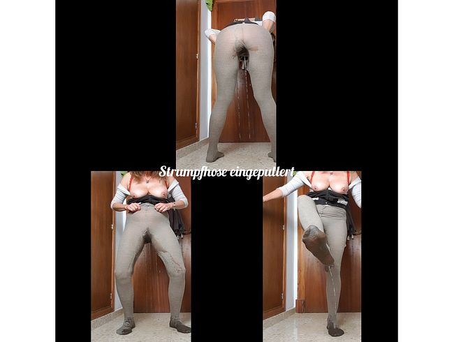 Download: lynli - Strumpfhose eingepullert