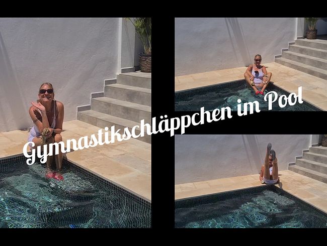 Download: lynli - Gymnastikschläppchen im Pool
