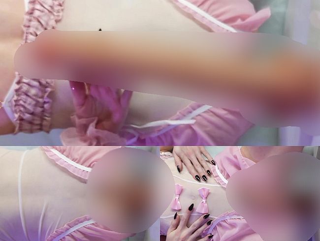 Download: m3m7 - Femboy in pinken Dessous reitet halben Meter Dildo tief in seinem Arsch. Wie passt das überhaupt?