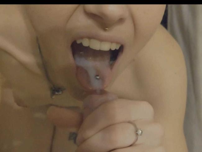 Download: mel_chris - Mel beim Blowjob, Handjob / Deepthroat und Cum in Mouth (3)