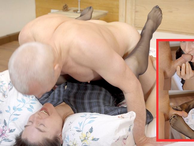 Download: natuerlichreiten - Sex in Nylons: Blowjob, Footjob, ficken und reinspritzen