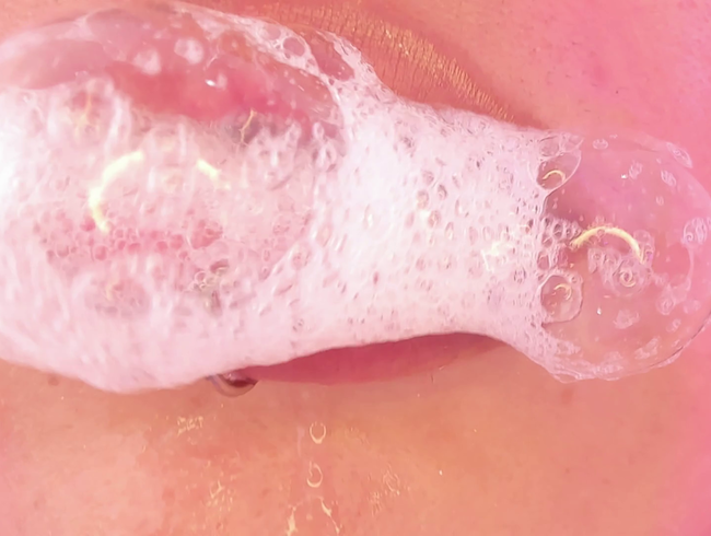 Download: samanta-cutexxx - einen sehr sexy Blowjob geben, Nahaufnahme, mit Speichel spielen