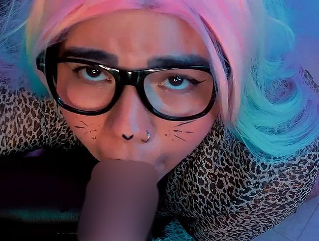 Download: samanta-cutexxx - Ahegao + Mädchen mit schlampiger Brille