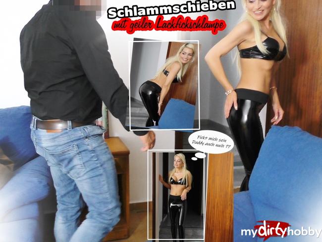 Download: sandy226 - SCHLAMMSCHIEBEN !!!!! Lackfickschlampe geil auf Fremdsperma !
