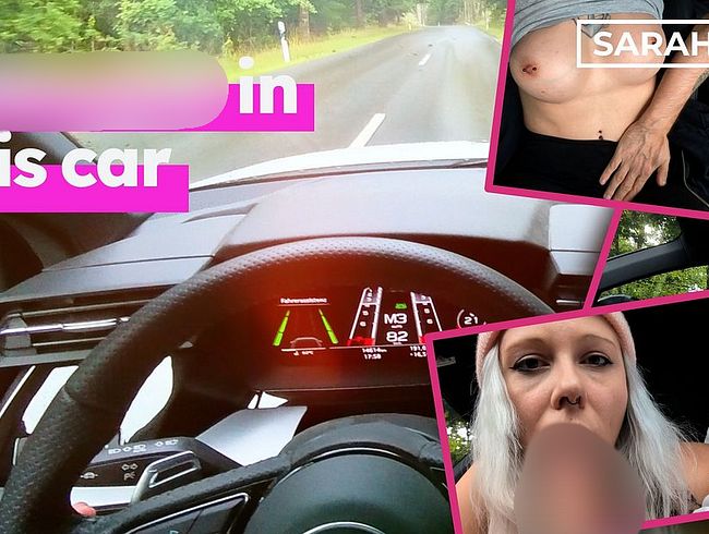 Download: sarah_sky_official - Spontaner Blowjob im Auto - eigentlich hätte er sie nur zu ihrer Freundin fahren sollen.