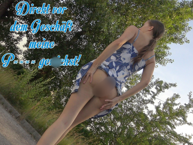 Download: sexyRia - EXTREM PUBLIC meine Muschi gefingert!